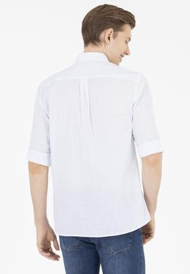 Erkek Beyaz Uzun Kollu Gömlek - 50264380017