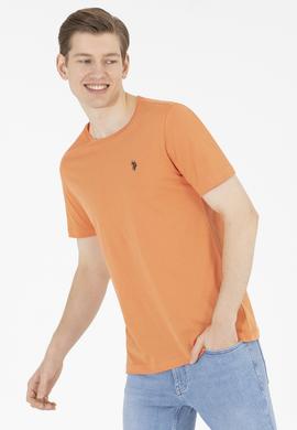 Erkek Kiremit Basic Bisiklet Yaka Tişört - 50262974071