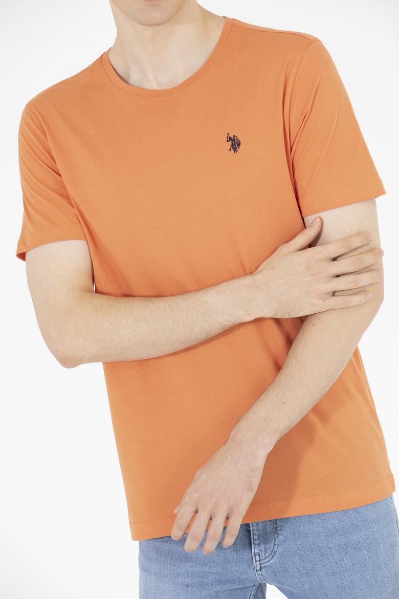 Erkek Kiremit Basic Bisiklet Yaka Tişört - 50262974071