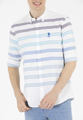 Erkek Mavi Uzun Kollu Gömlek - 50264086003