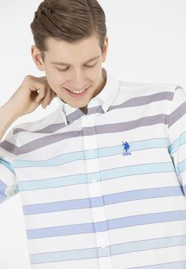 Erkek Mavi Uzun Kollu Gömlek - 50264086003