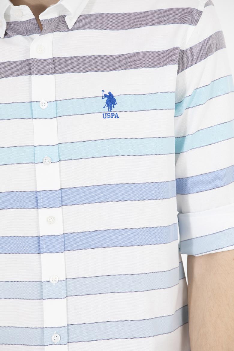 Erkek Mavi Uzun Kollu Gömlek - 50264086003