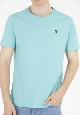 Erkek Mint Basic Bisiklet Yaka Tişört - 50262974048