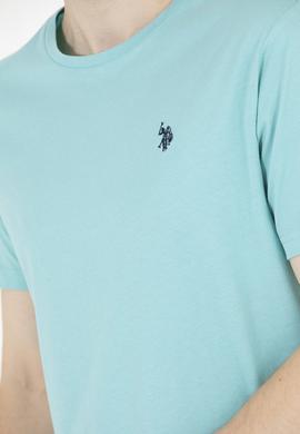 Erkek Mint Basic Bisiklet Yaka Tişört - 50262974048