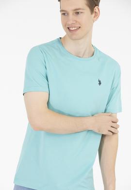 Erkek Mint Basic Bisiklet Yaka Tişört - 50262974048