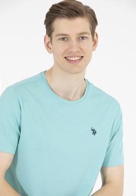 Erkek Mint Basic Bisiklet Yaka Tişört - 50262974048