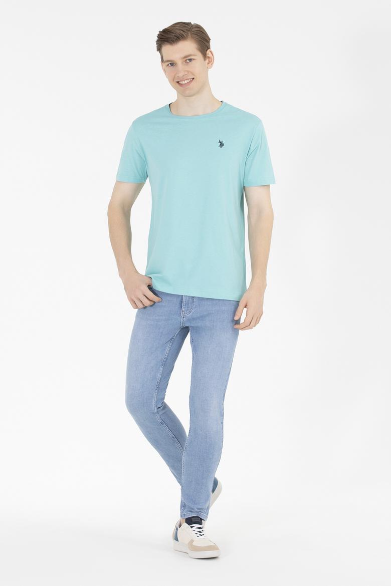 Erkek Mint Basic Bisiklet Yaka Tişört - 50262974048