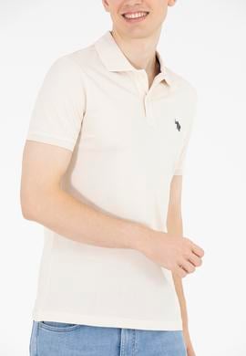 Erkek Krem Basic Polo Yaka Tişört - 50262933495