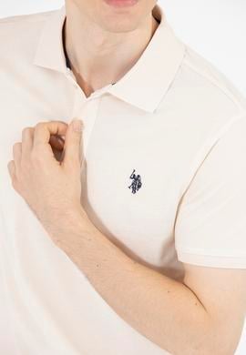 Erkek Krem Basic Polo Yaka Tişört - 50262933495