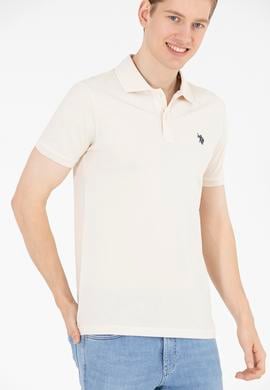 Erkek Krem Basic Polo Yaka Tişört - 50262933495