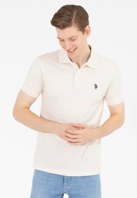 Erkek Krem Basic Polo Yaka Tişört - 50262933495