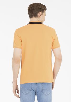 Erkek Turuncu Basic Polo Yaka Tişört - 50263001068