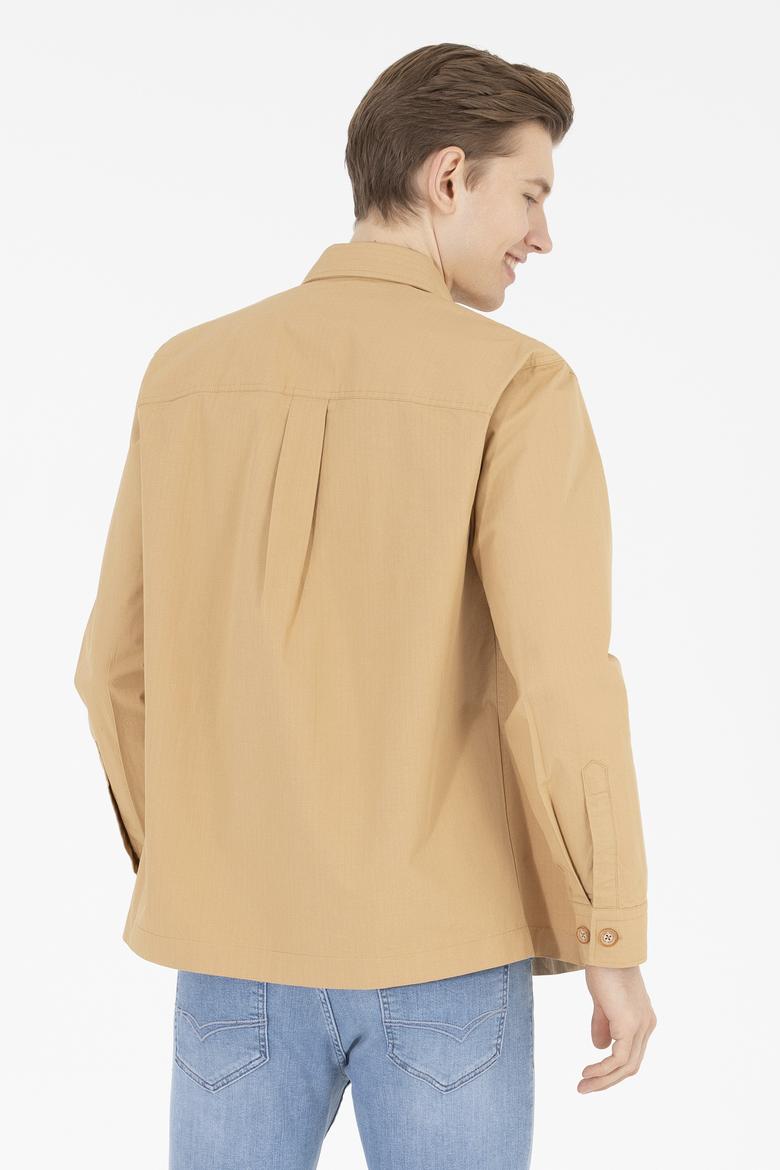 Erkek Camel Uzun Kollu Gömlek - 50264310034