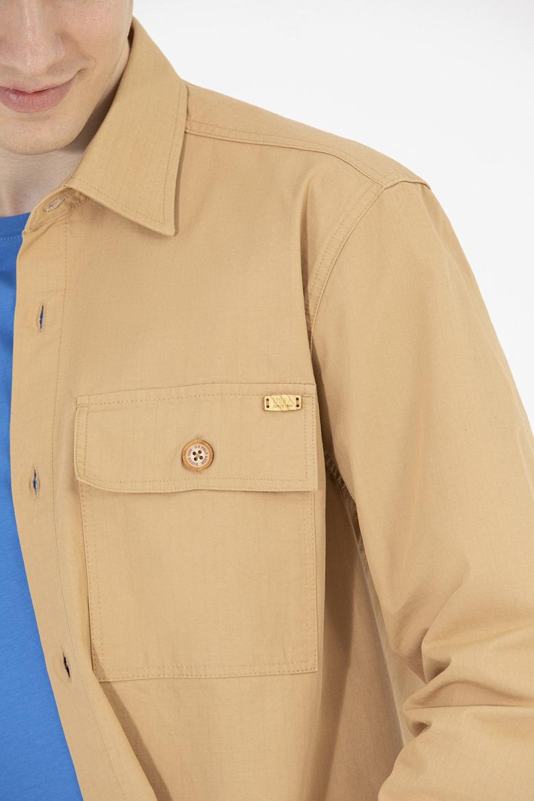 Erkek Camel Uzun Kollu Gömlek - 50264310034