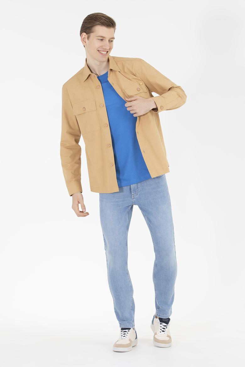Erkek Camel Uzun Kollu Gömlek - 50264310034