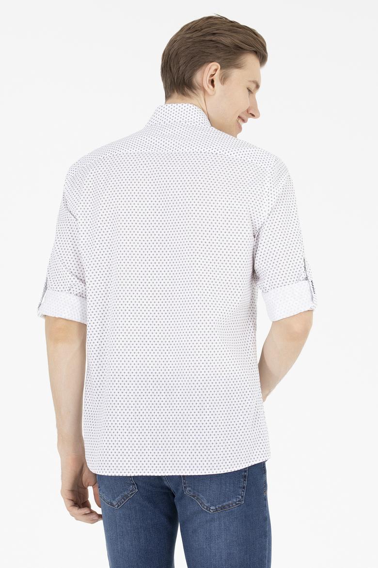 Erkek Lacivert Uzun Kollu Gömlek - 50264400005