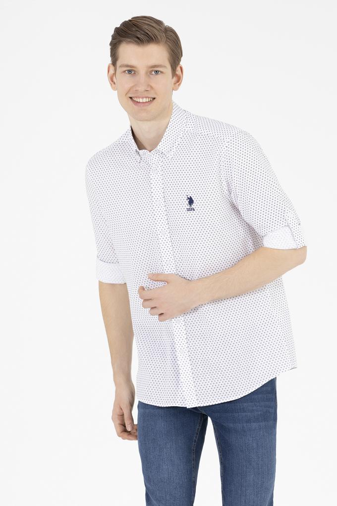 Erkek Lacivert Uzun Kollu Gömlek