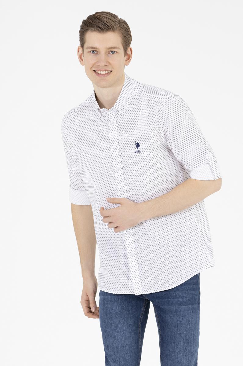 Erkek Lacivert Uzun Kollu Gömlek