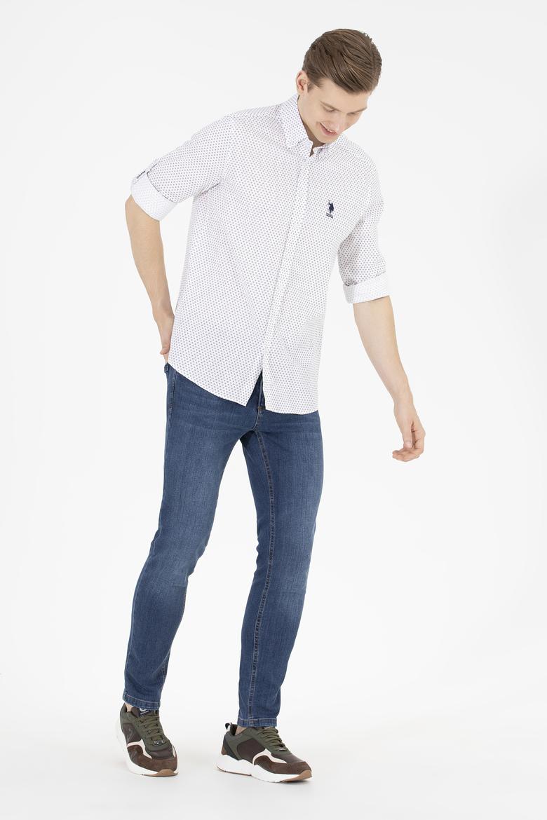 Erkek Lacivert Uzun Kollu Gömlek - 50264400005