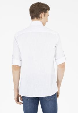 Erkek Beyaz Uzun Kollu Gömlek - 50264400013