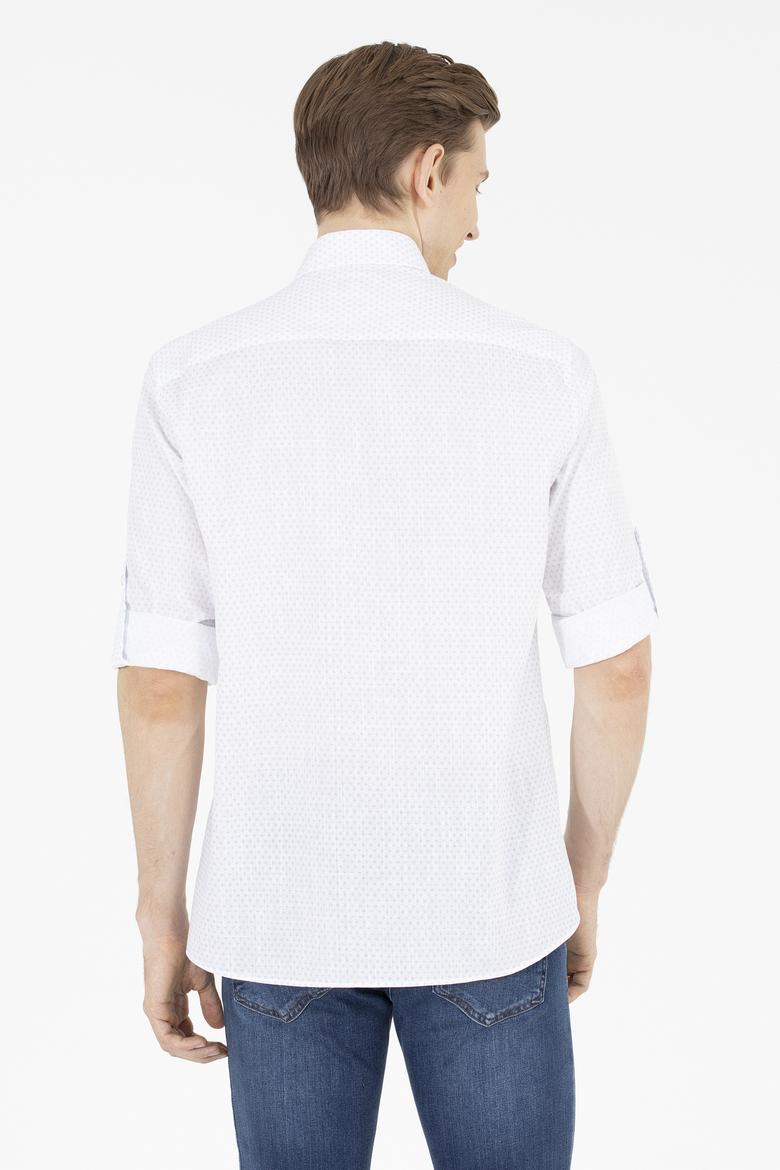 Erkek Beyaz Uzun Kollu Gömlek - 50264400013