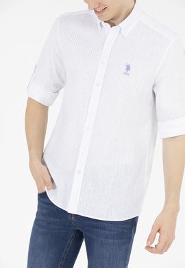 Erkek Beyaz Uzun Kollu Gömlek - 50264400013