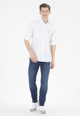 Erkek Beyaz Uzun Kollu Gömlek - 50264400013