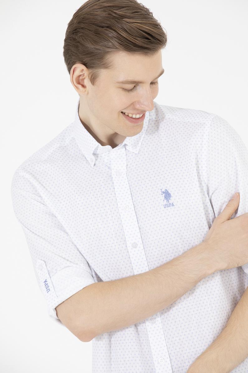 Erkek Beyaz Uzun Kollu Gömlek