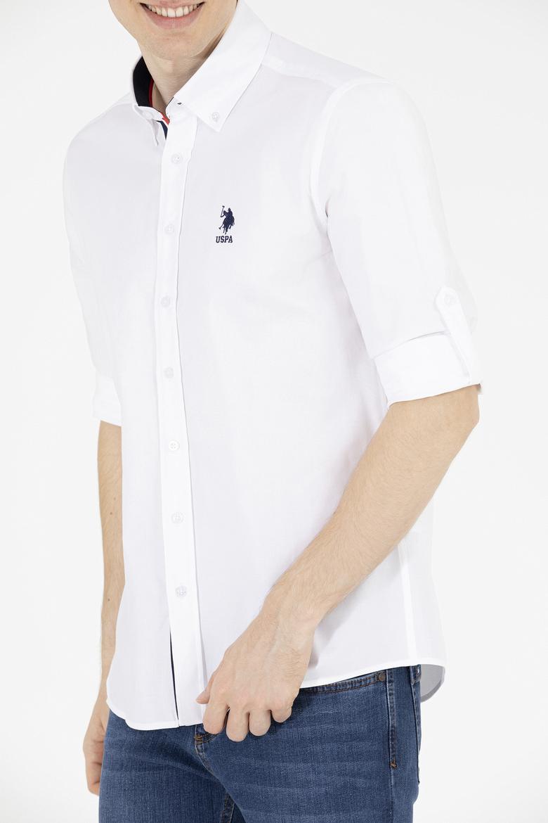 Erkek Beyaz Uzun Kollu Gömlek - 50263361005