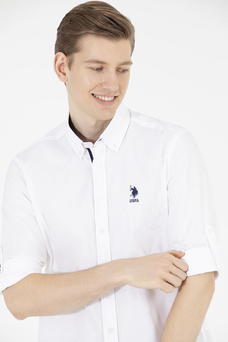 Erkek Beyaz Uzun Kollu Gömlek - 50263361005