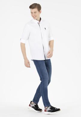 Erkek Beyaz Uzun Kollu Gömlek - 50263361005