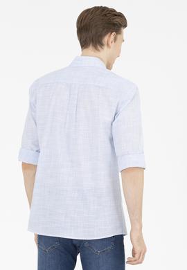 Erkek Mavi Uzun Kollu Gömlek - 50263702024