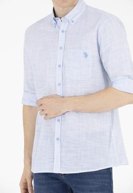 Erkek Mavi Uzun Kollu Gömlek - 50263702024