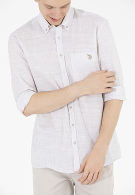 Erkek Taş Uzun Kollu Gömlek - 50263702033