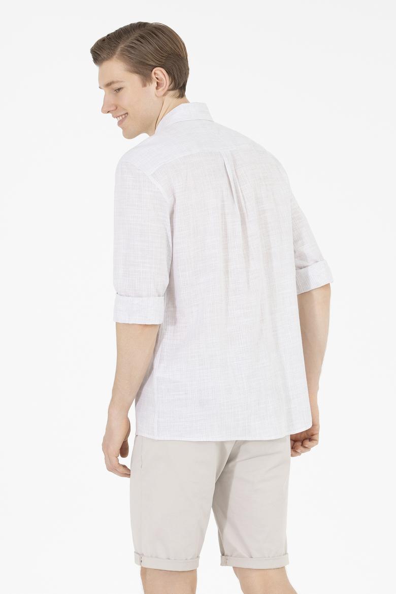 Erkek Taş Uzun Kollu Gömlek - 50263702033