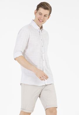 Erkek Taş Uzun Kollu Gömlek - 50263702033