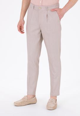 Erkek Camel Kanvas Pantolon - 50263819003
