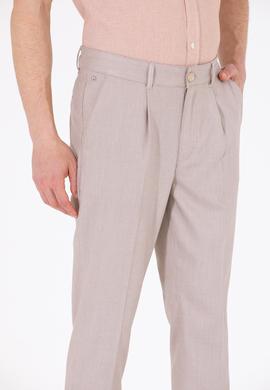 Erkek Camel Kanvas Pantolon - 50263819003