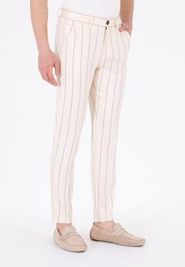 Erkek Slim Fit Camel Kanvas Pantolon - 50264283020