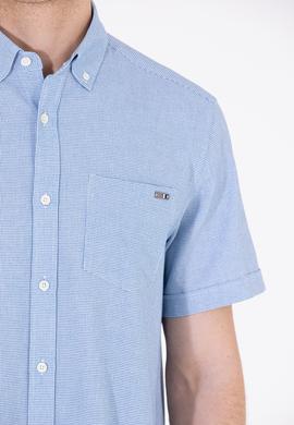 Erkek Saks Kısa Kollu Gömlek - 50265491035