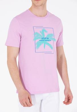 Erkek Manolya Bisiklet Yaka Tişört - 50263390024