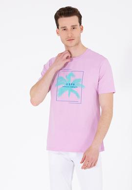 Erkek Manolya Bisiklet Yaka Tişört - 50263390024