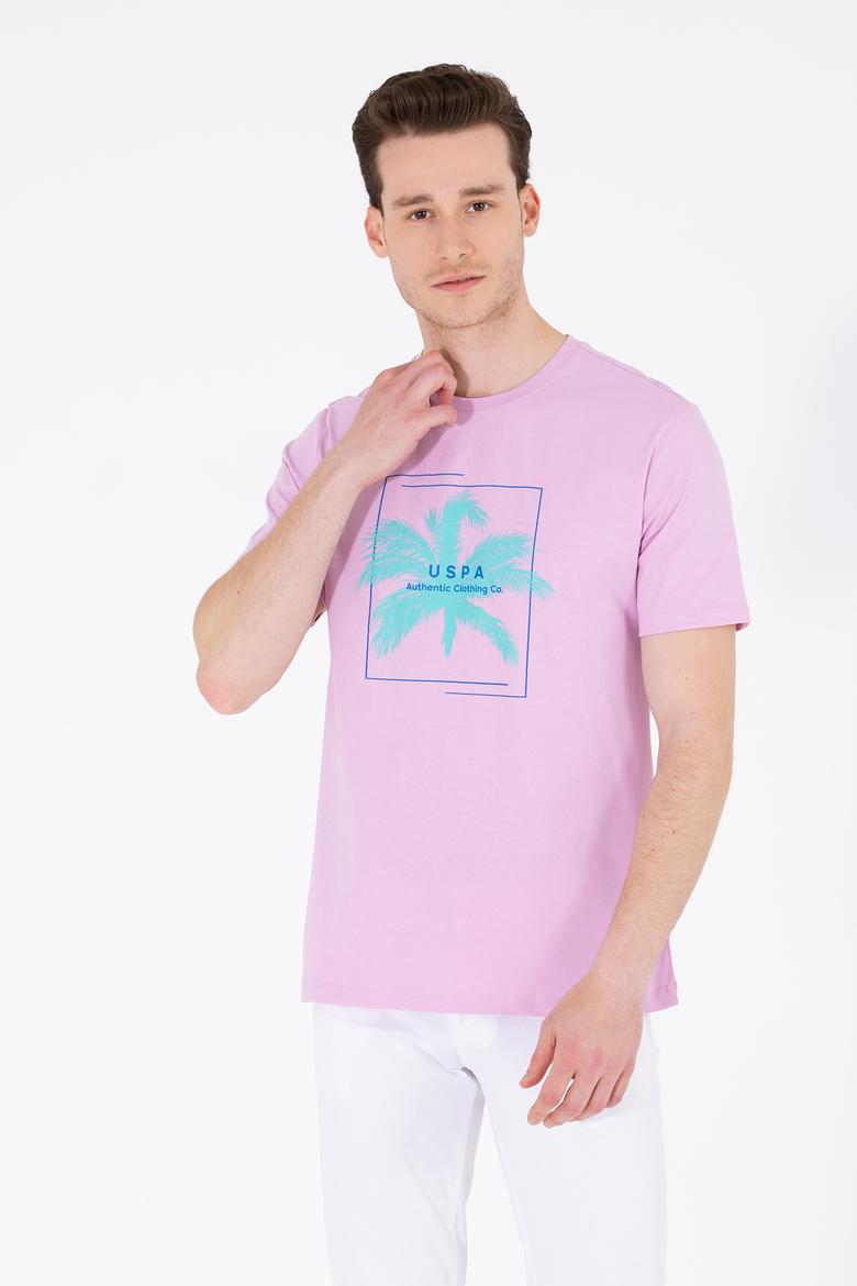 Erkek Manolya Bisiklet Yaka Tişört