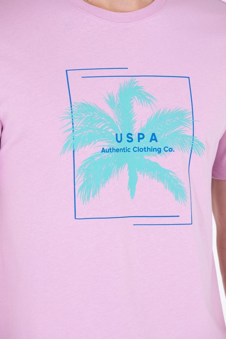 Erkek Manolya Bisiklet Yaka Tişört - 50263390024