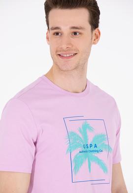 Erkek Manolya Bisiklet Yaka Tişört - 50263390024