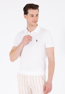 Erkek Ekru Polo Yaka Triko Kazak - 50264628005