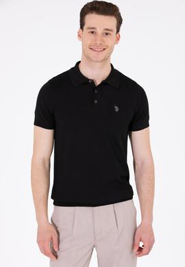 Erkek Siyah Polo Yaka Triko Kazak - 50264628014