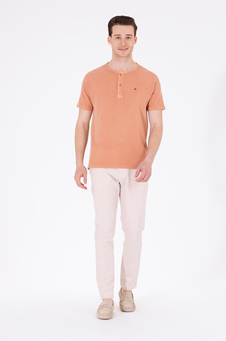 Erkek Camel Kanvas Pantolon