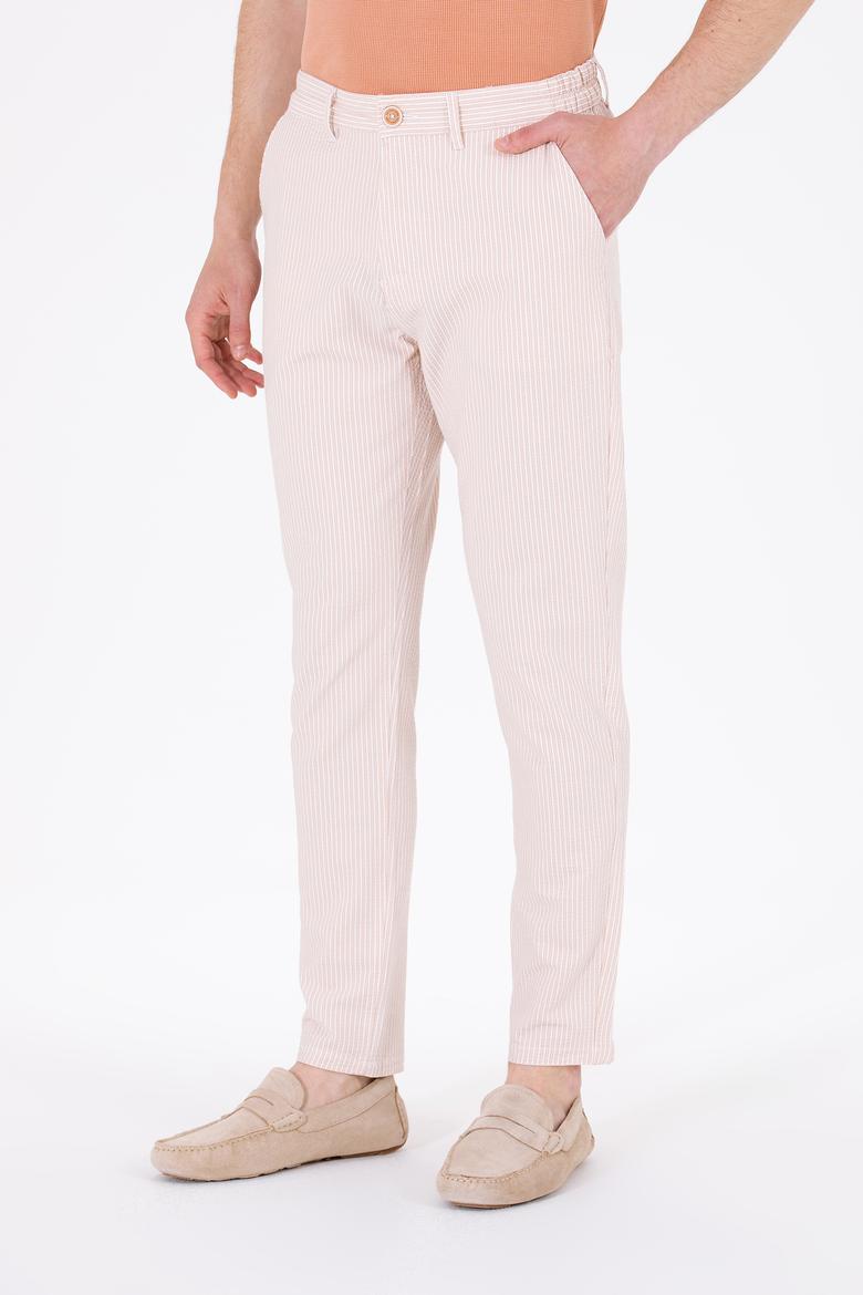 Erkek Camel Kanvas Pantolon - 50263803003