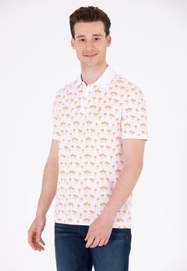 Erkek Turuncu Polo Yaka Tişört - 50263273035